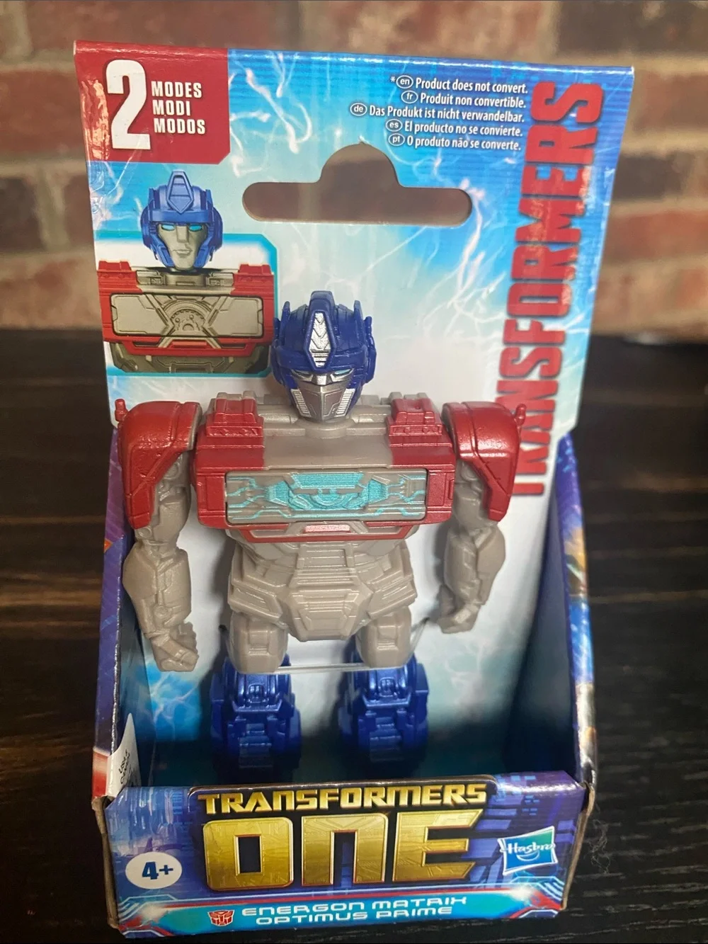 Hasbro Transformers ONE Optimus Prime Figure - Blue, Red & Silver